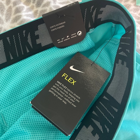 Nike Flex Golf Shorts Mens size 40 Turquoise Athletic Fit Performance Sport NEW‎ - Picture 2 of 9